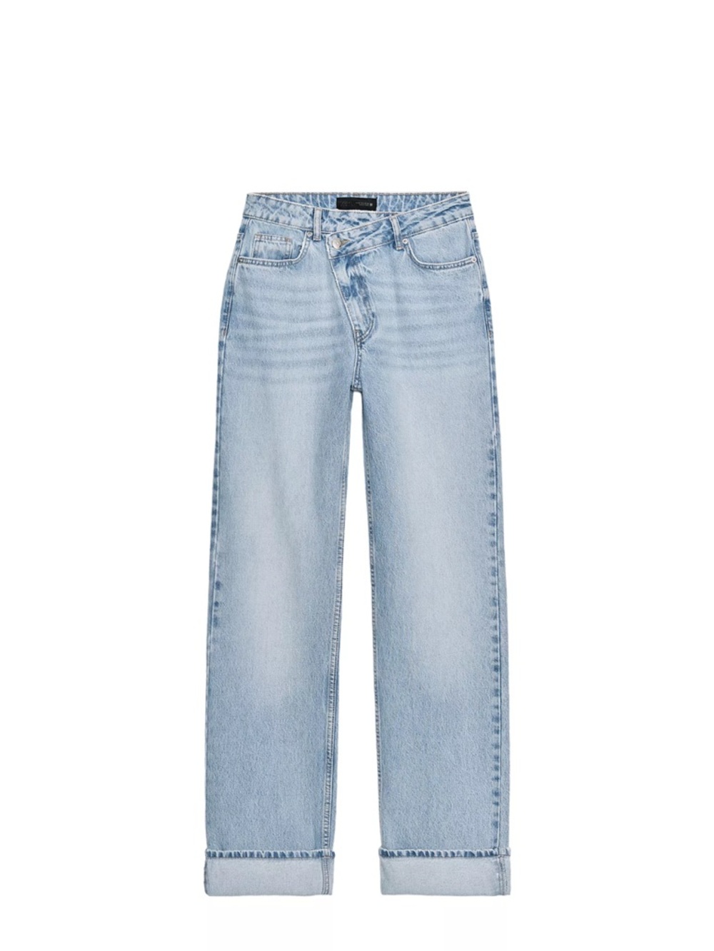 Zara Crossover High Waist Full Length Jeans